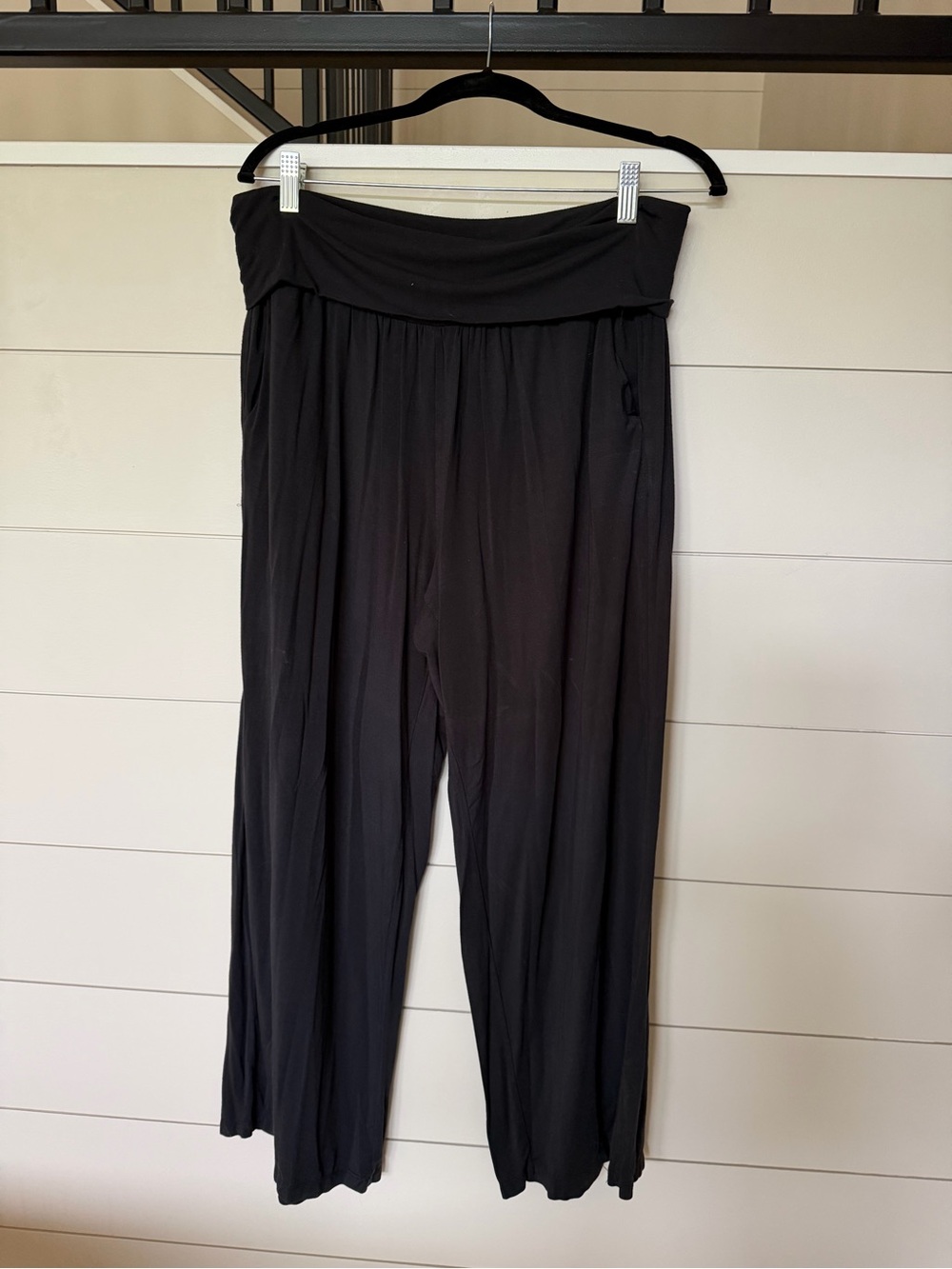 Athleta Wide Leg Black Studio Pants - Picture 8 of 9